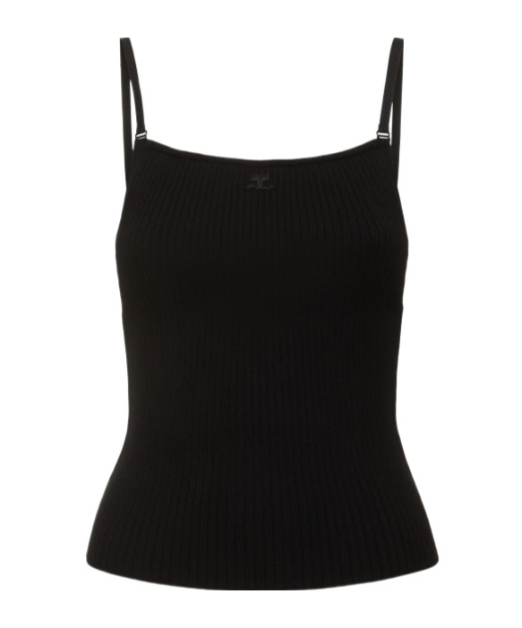 Courrèges Rib Knitted Vest