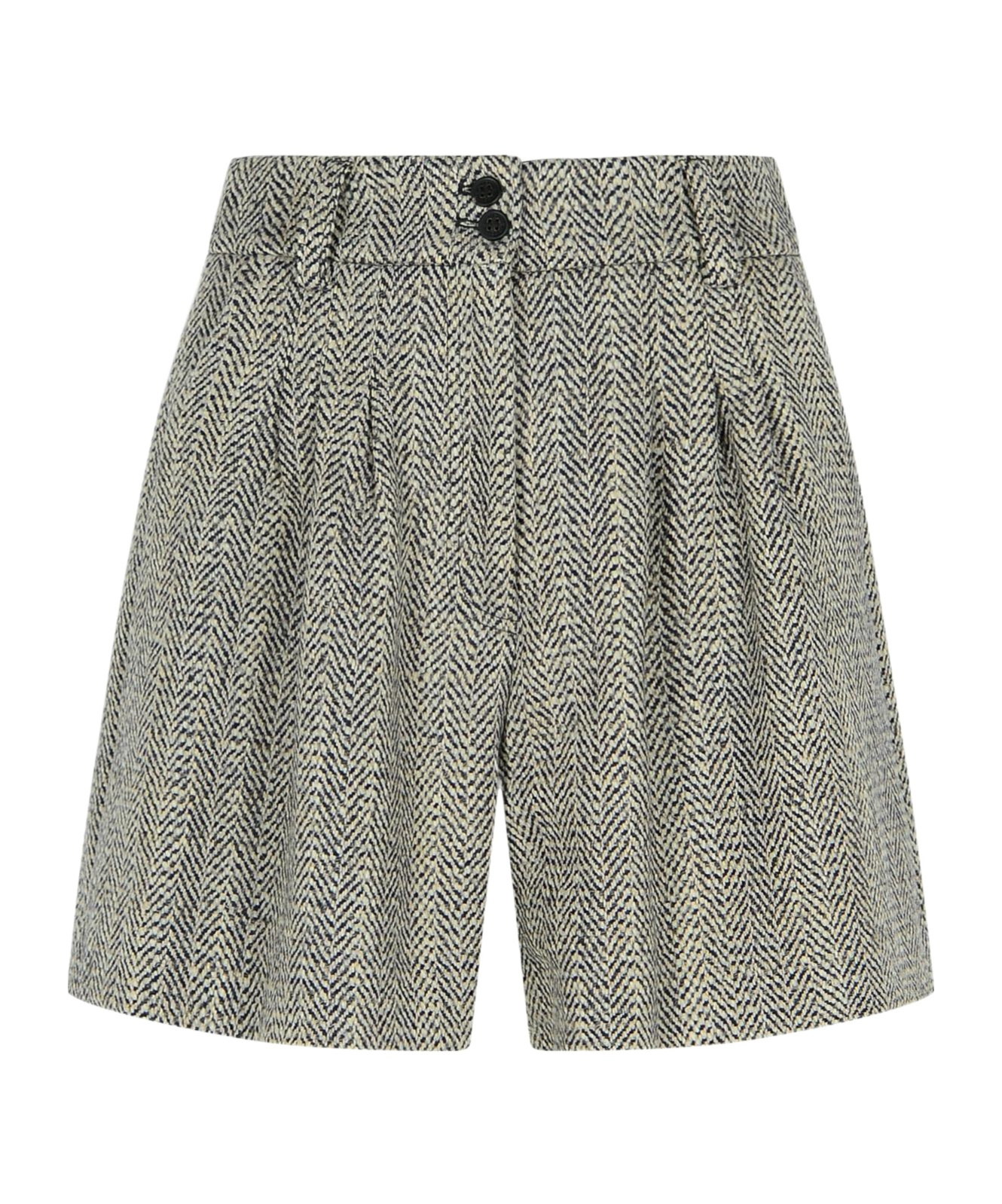 Golden Goose Blended Shorts In Gray