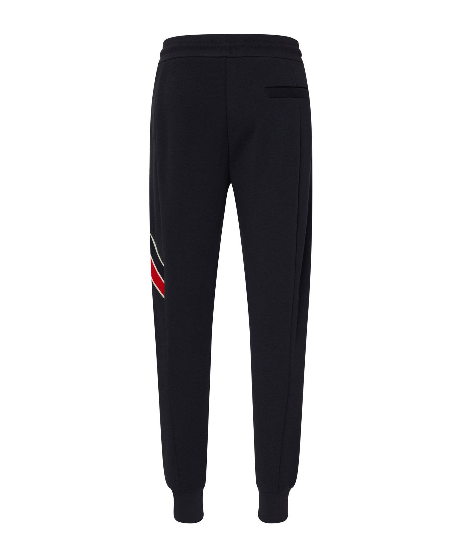 Moncler Side Logo Patch Jogging Trousers In Black