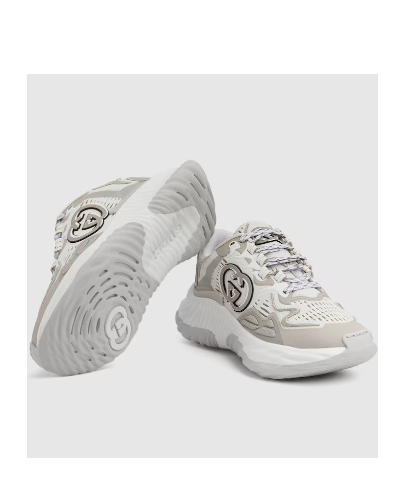 GUCCI GUCCI RIPPLE LACE-UP SNEAKERS