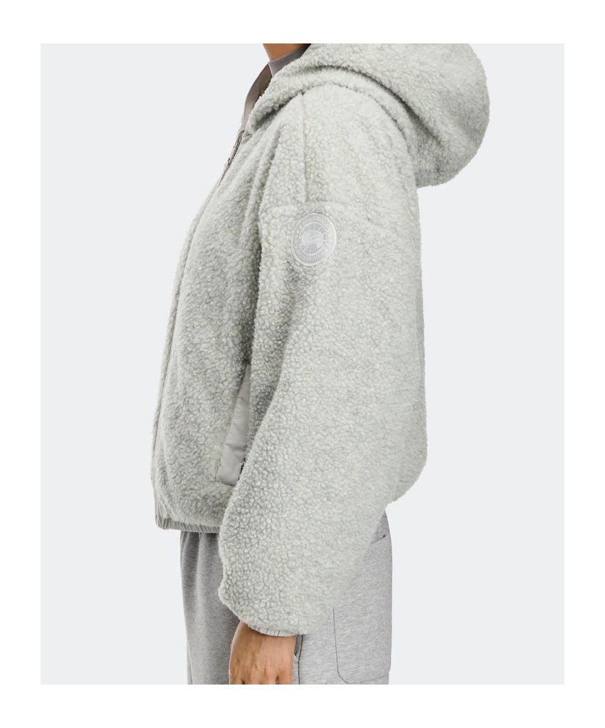 Canada Goose Women's Alberni Reversible Fleece Bomber In Gray
