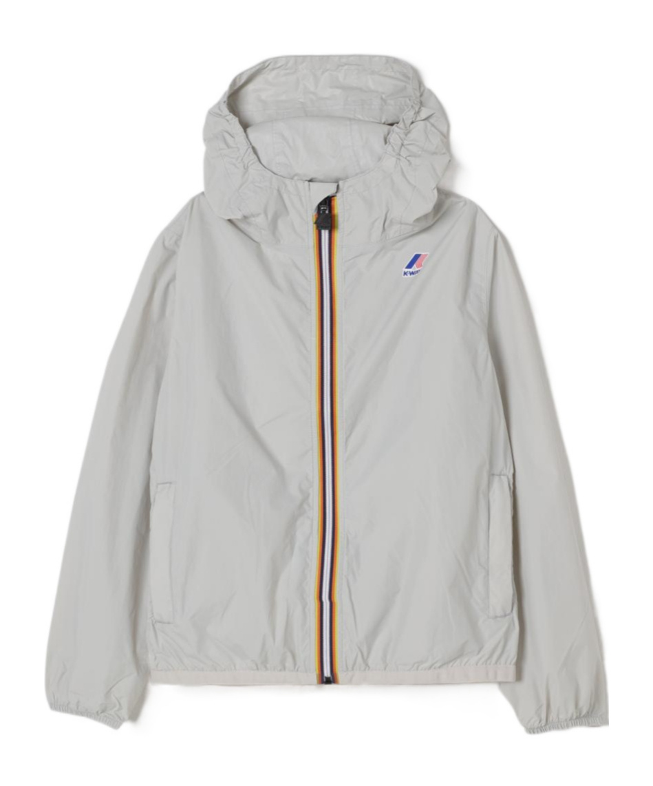 K-way Hooded Jacket In Gray