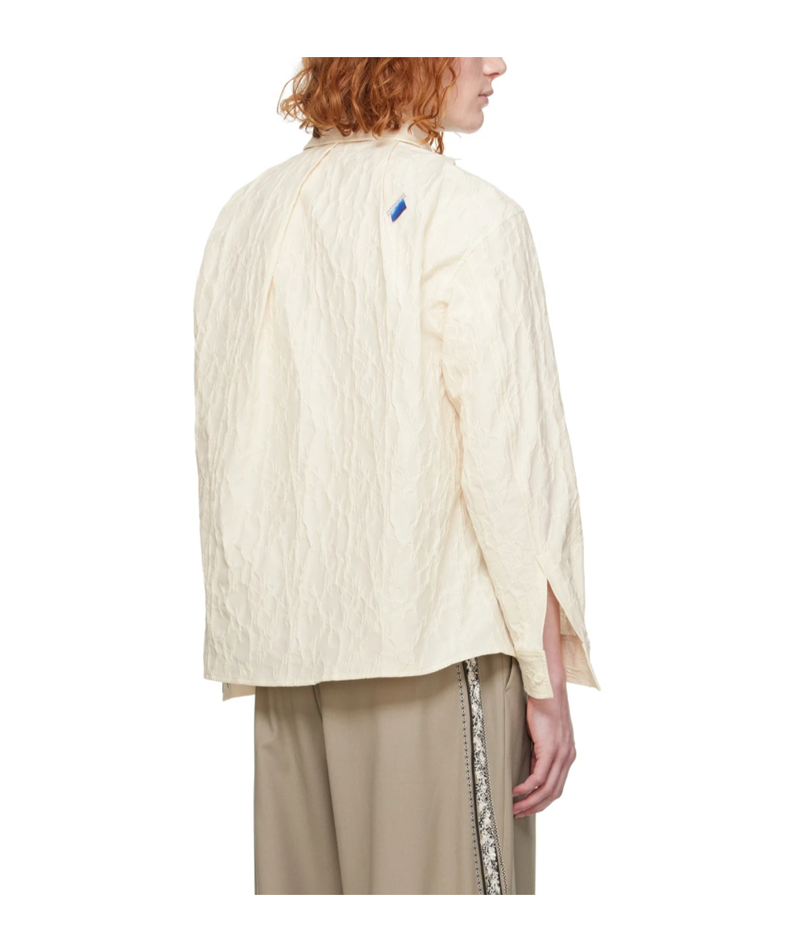 Ader Error Edis Long-sleeved Shirt In White