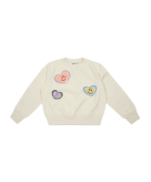 Molo Marge Sequin-embellished Sweatshirt In White