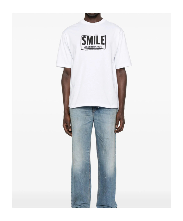Dsquared2 X Magliano T-shirt In White