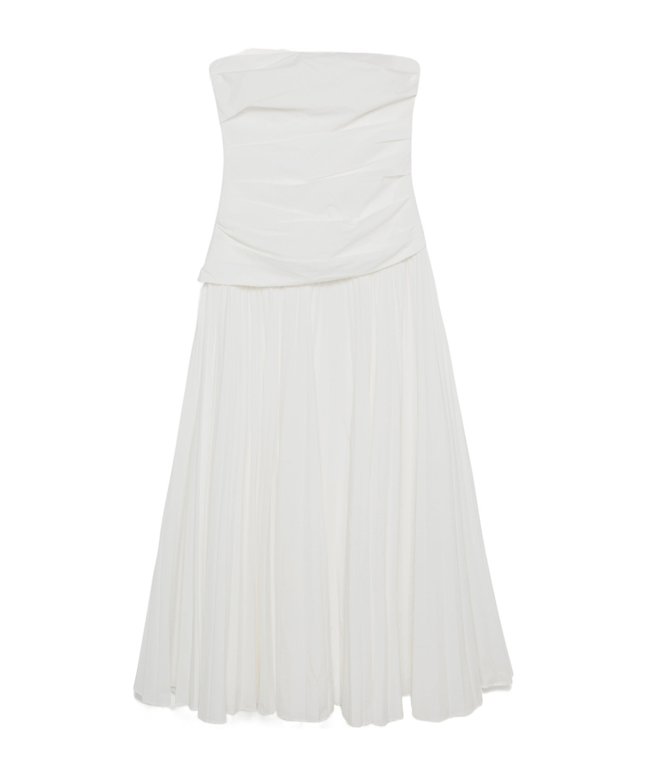 Jonathan Simkhai Arie Strapless Cotton Midi Dress