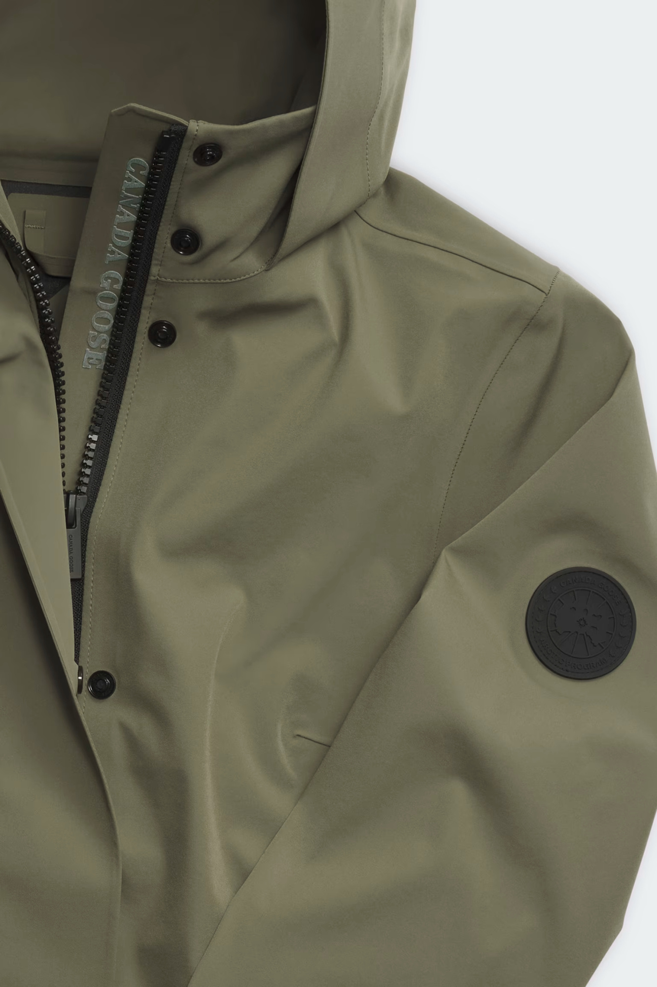 Shop Canada Goose Cardero Rain Jacket Black Label