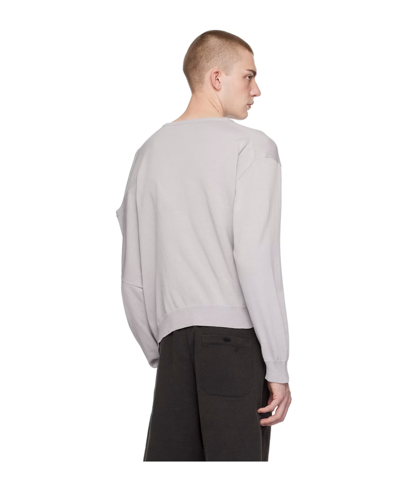 Doublet Gray Ai Image Generation Mistake Cardigan In White
