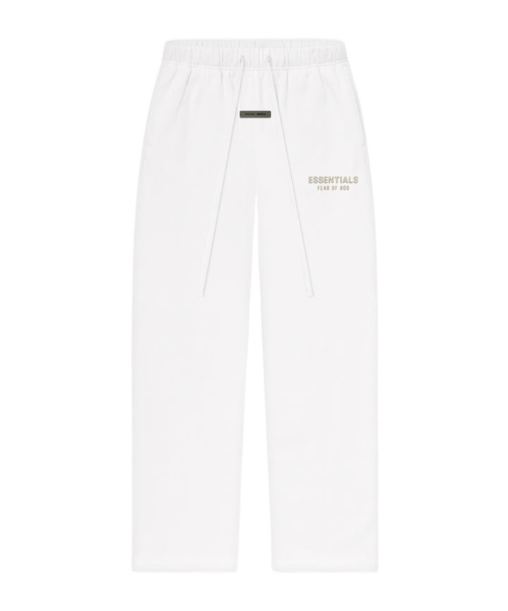 Essentials Drawstring Waist Sweatpants In White