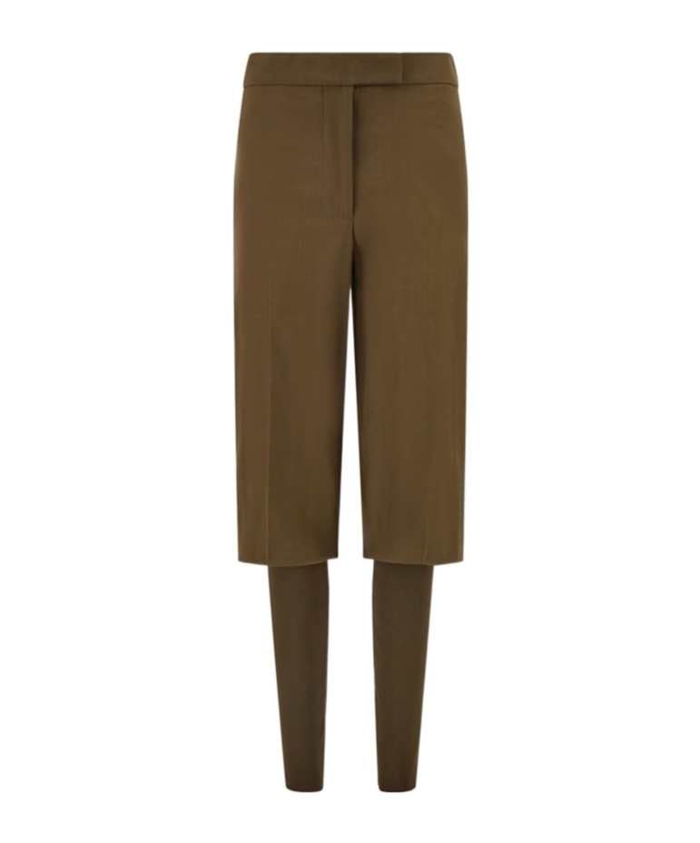 Ferragamo Tailored Trousers In Lead