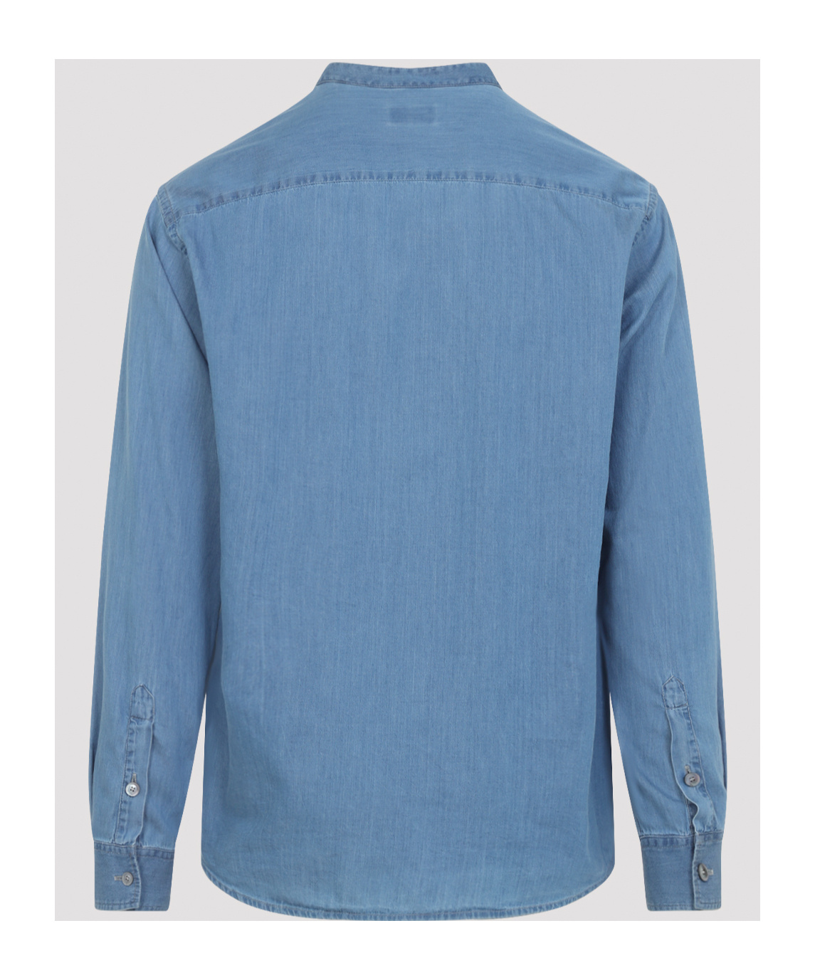 Giorgio Armani Long Sleeve Shirt In Blue