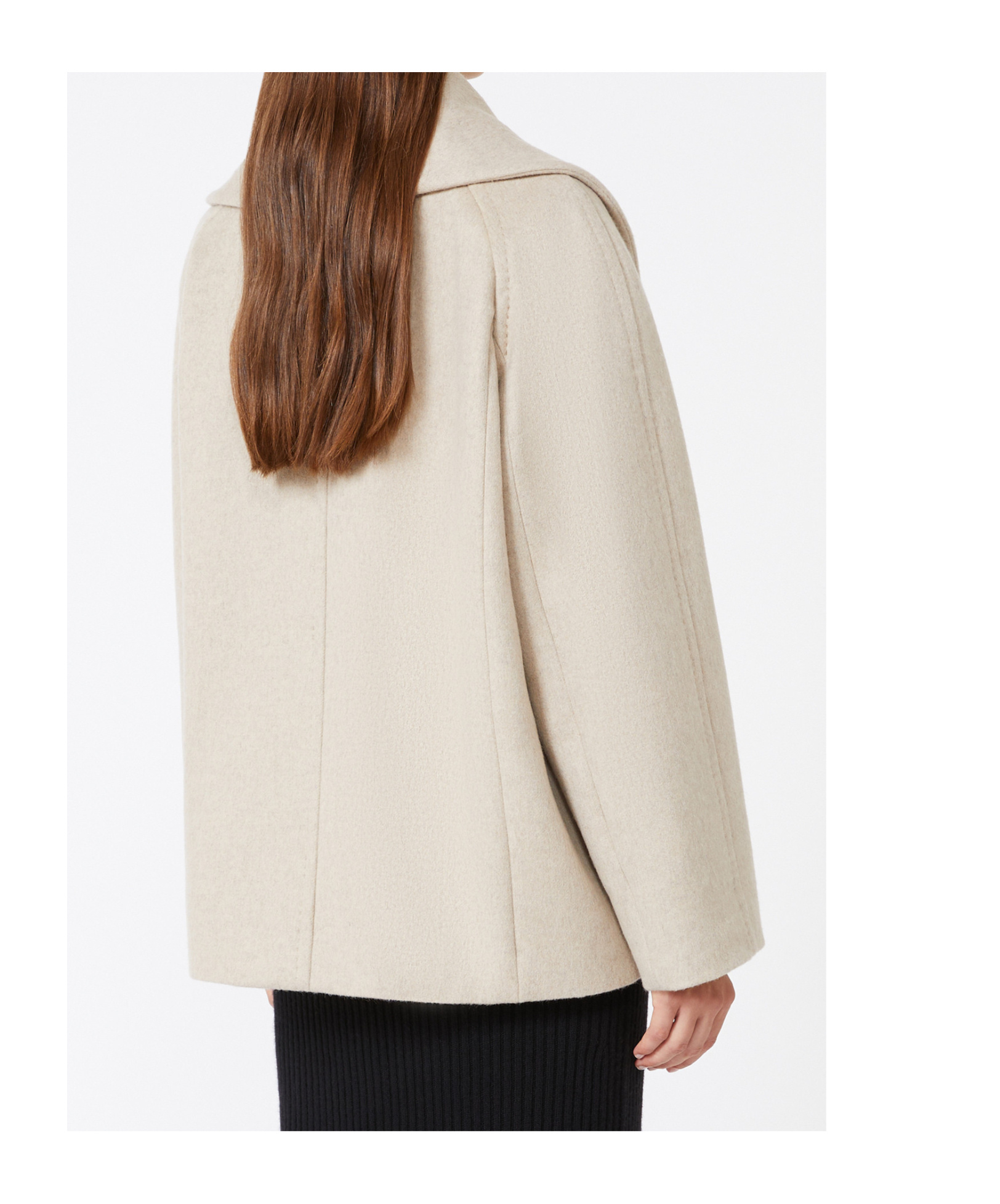 Max Mara Wool And Camel Jacket In Neutral
