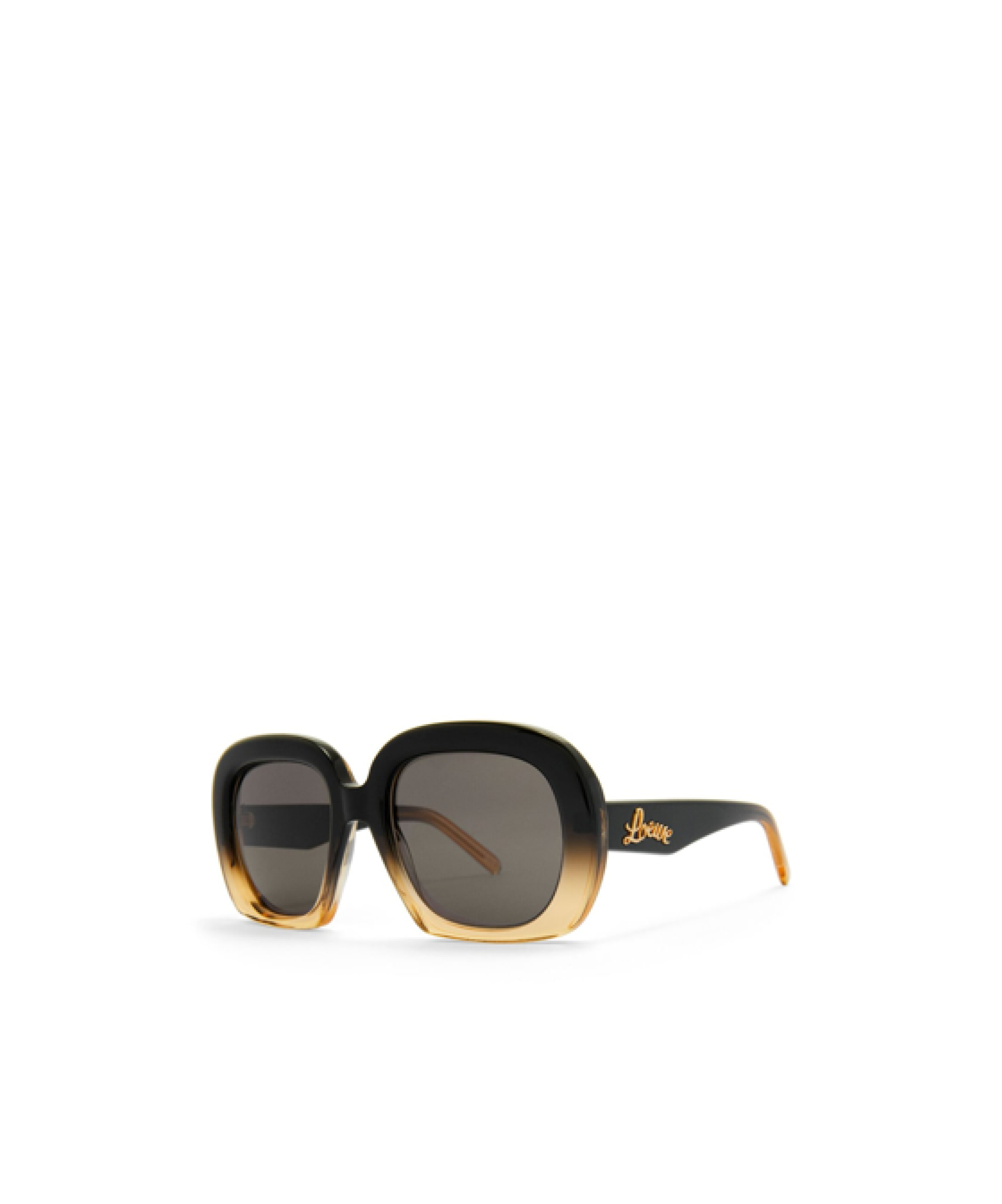 Loewe Two-tone Square-frame Sunglasses In Gray