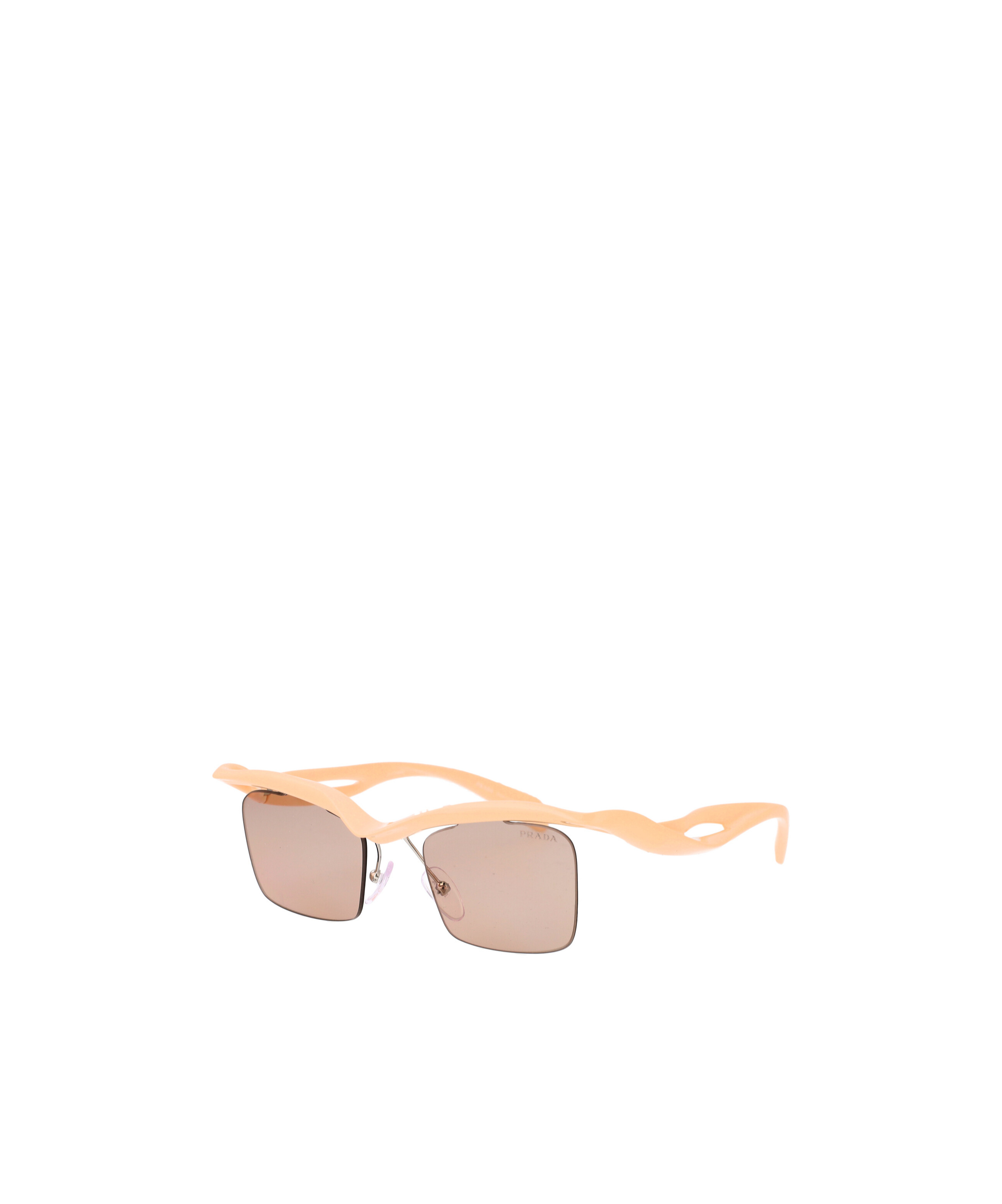 Prada Morph Square-frame Sunglasses In Nude