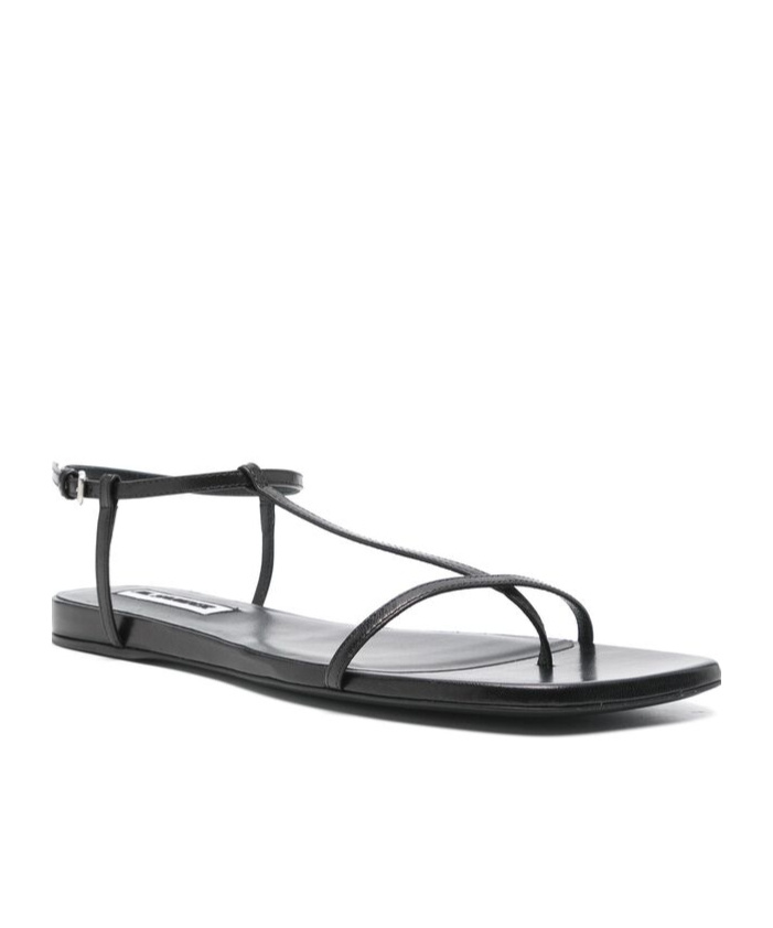 Shop Jil Sander New Tripon 2 Sandals In Black