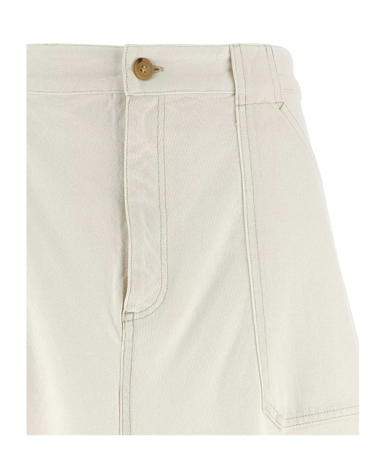 Apc Laurie A-line Skirt With Button Detail