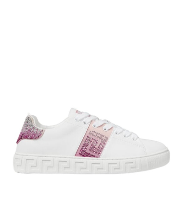 Versace Woman Sneakers White Size 6 Polyamide