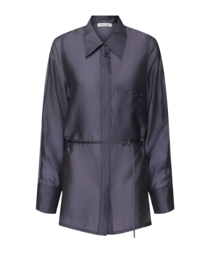 Low Classic Sheer Tencel Shirt
