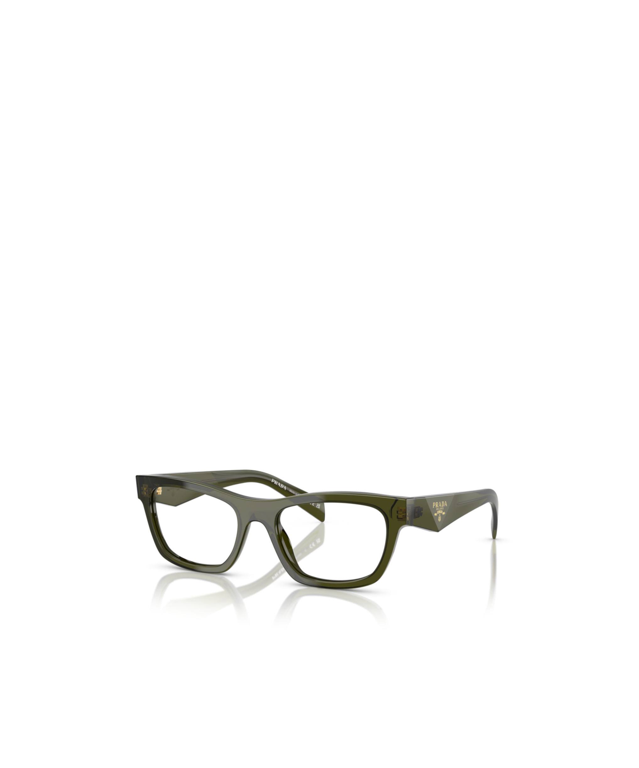 Prada Full-frame Flat Mirror In Green