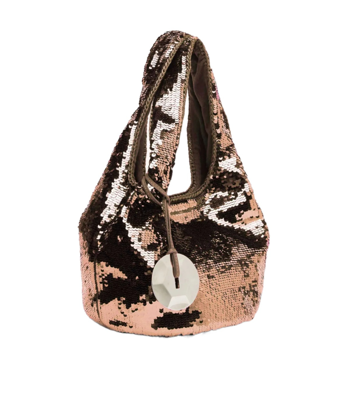 Jw Anderson Mini Sequinned Tote Bag In Bubblegum