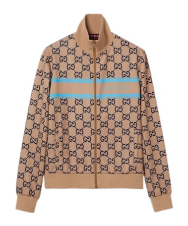 Gucci Gg Printed Zipper Jacket