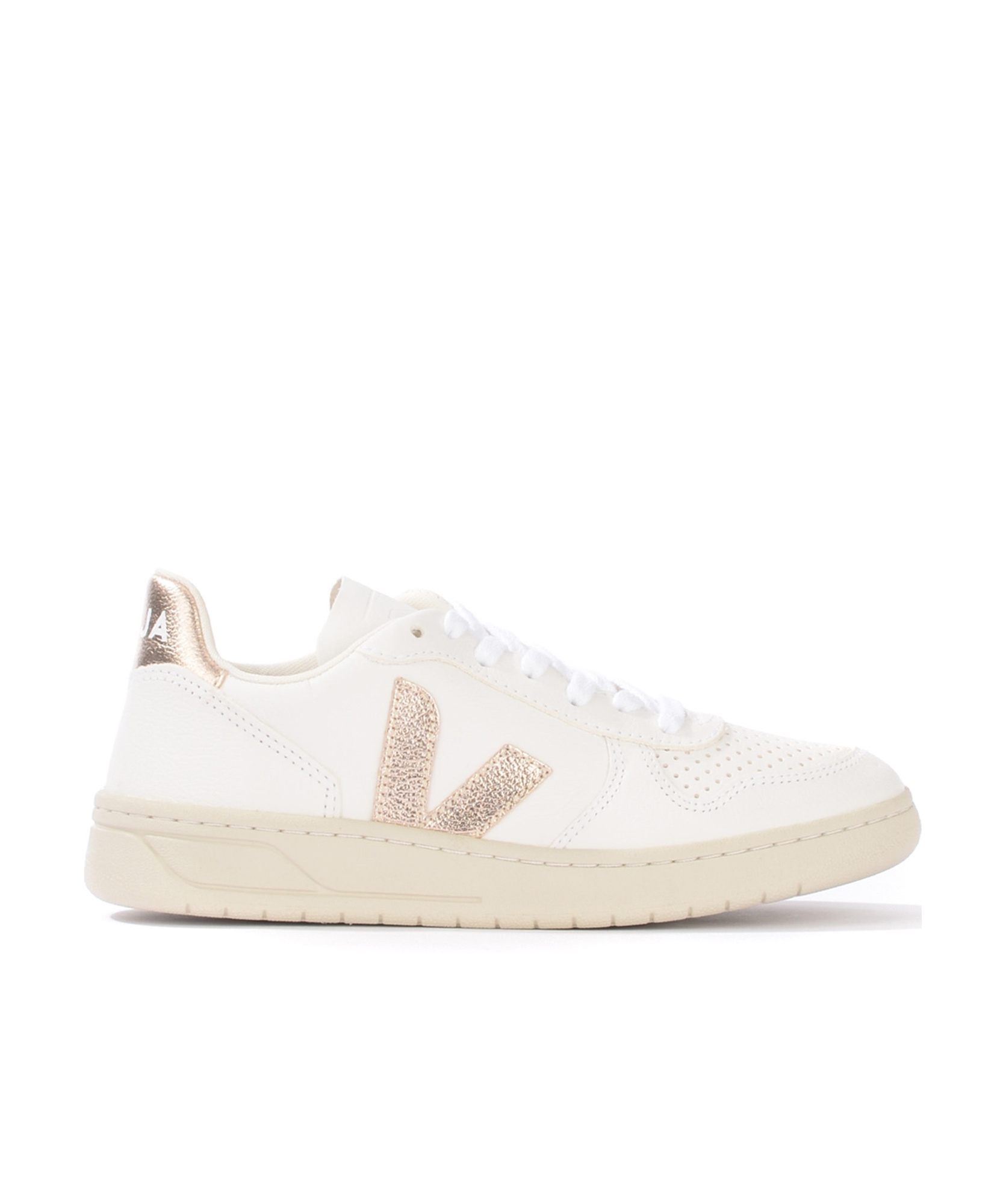 Veja Tallone Platinum Low-top Sneakers In White