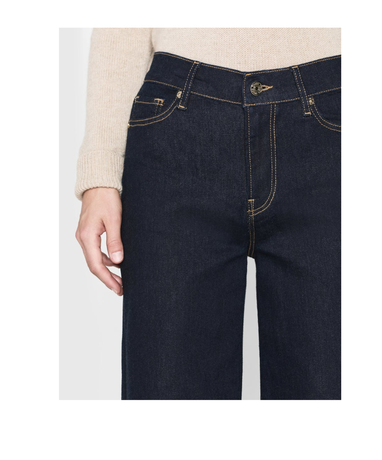 Frame Le Slim Palazzo Jeans In Black