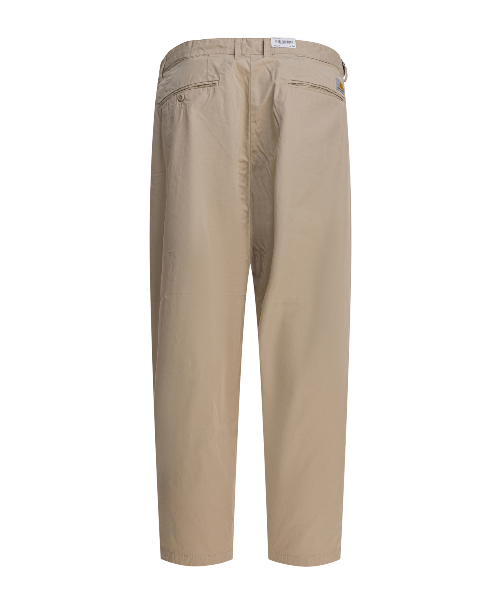Carhartt Tailored Trousers With Front Pleats And Pockets In Brown