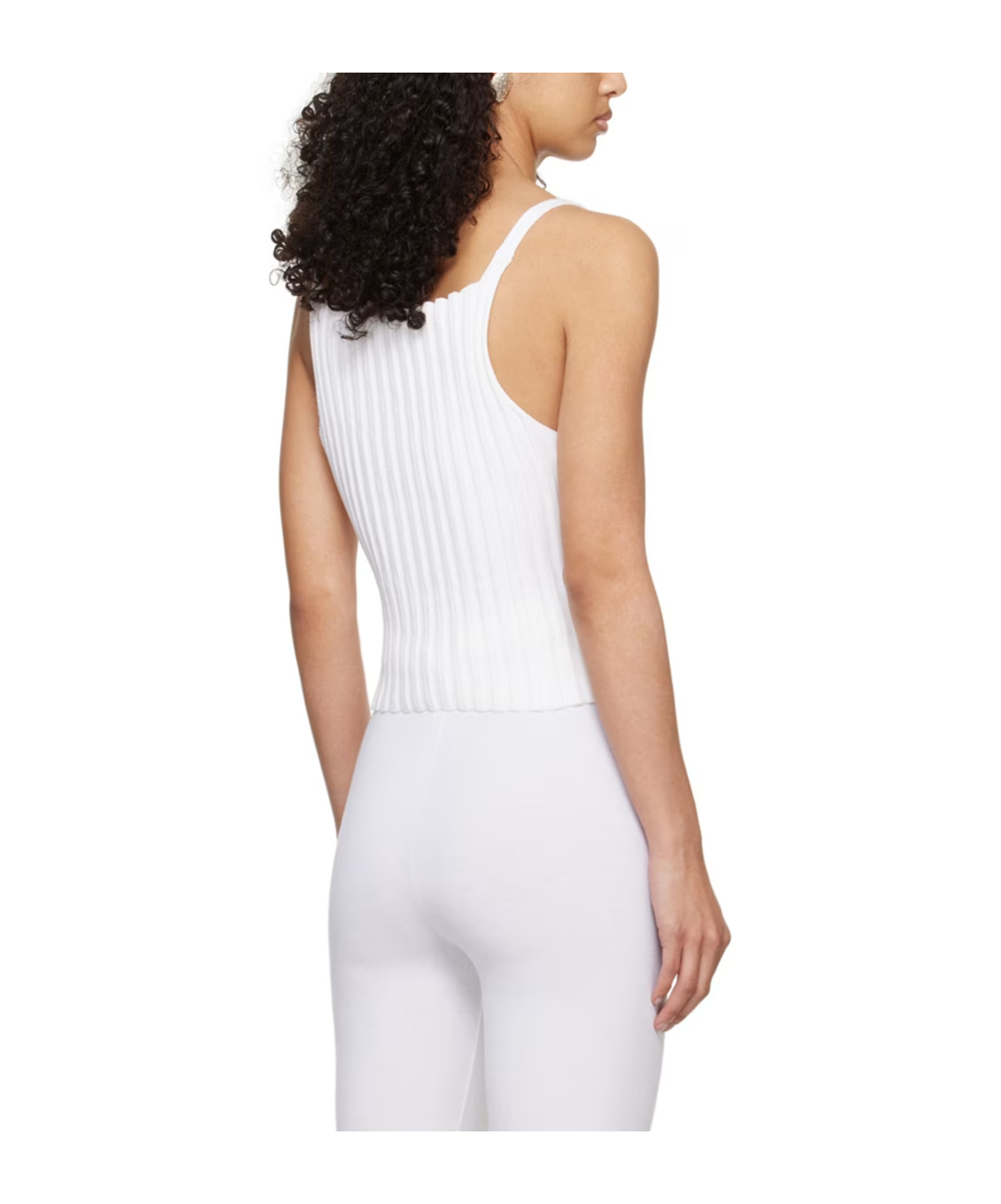 Chopova Lowena Daffy Chain Vest In White