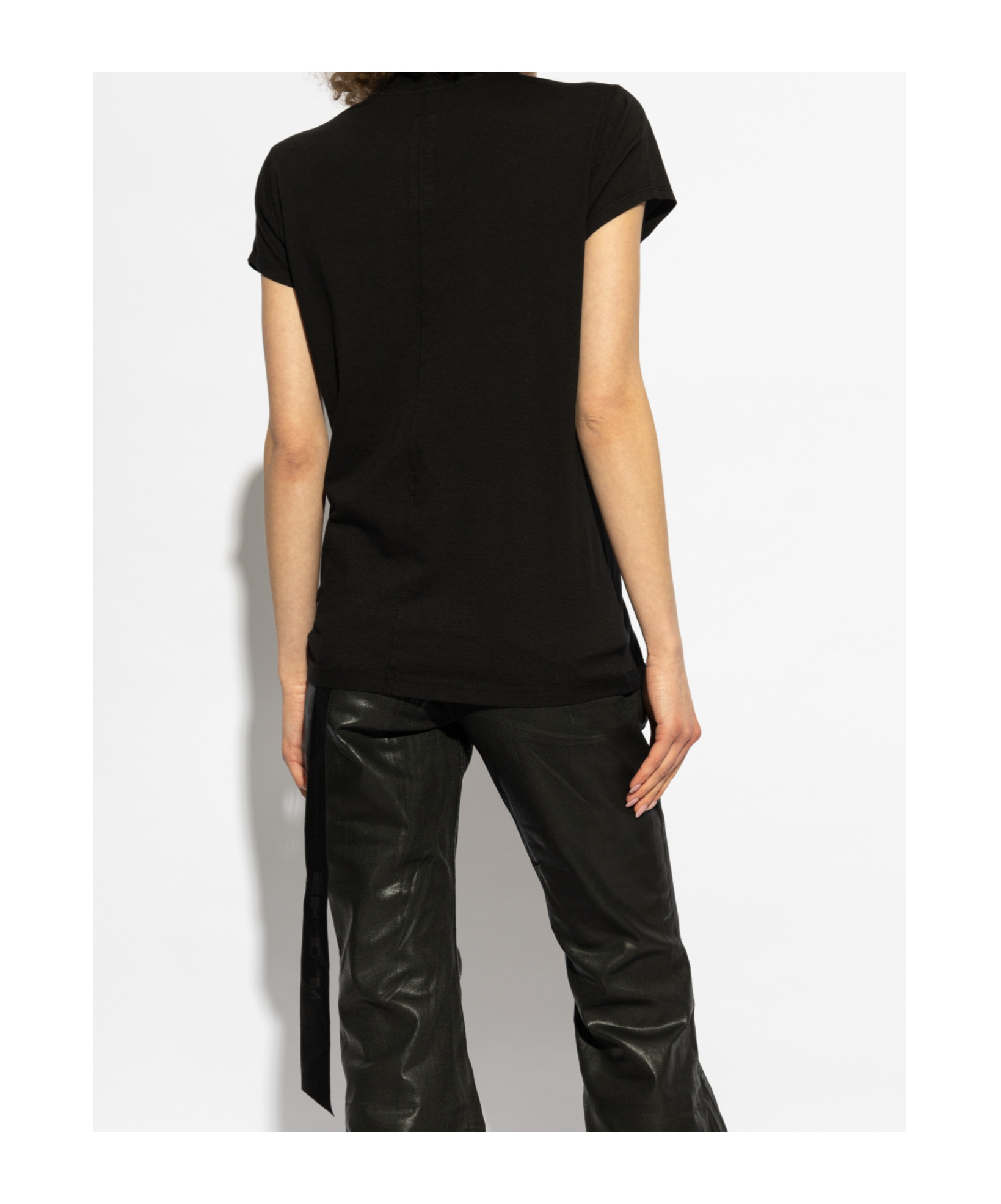 Rick Owens Drkshdw Strap-detail T-shirt In Black