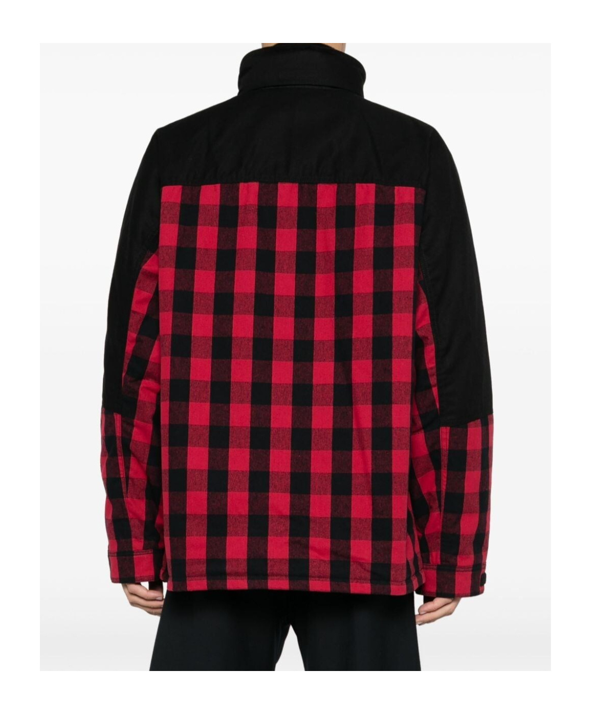 Shop Junya Watanabe X Carhartt Checked Jacket In Black