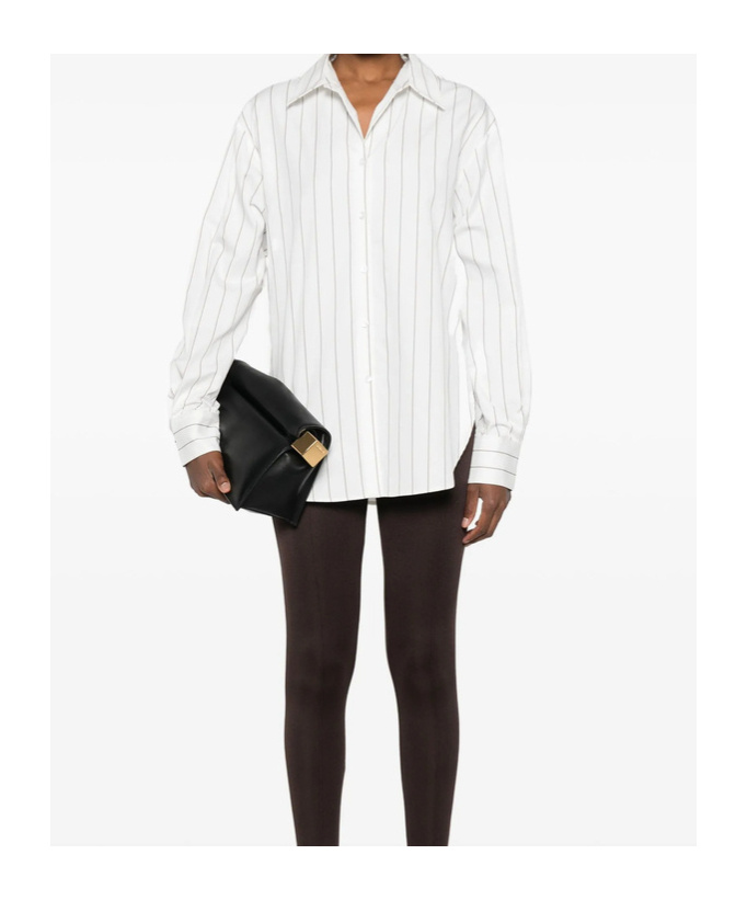 The Frankie Shop Long-sleeved Shirt In White