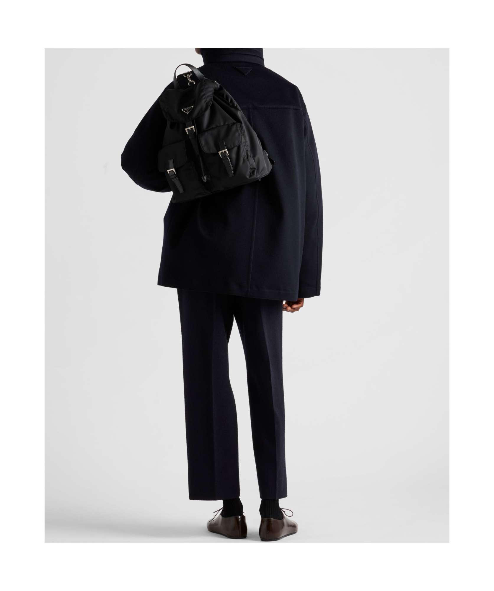 Prada Medium Down Jacket In Black