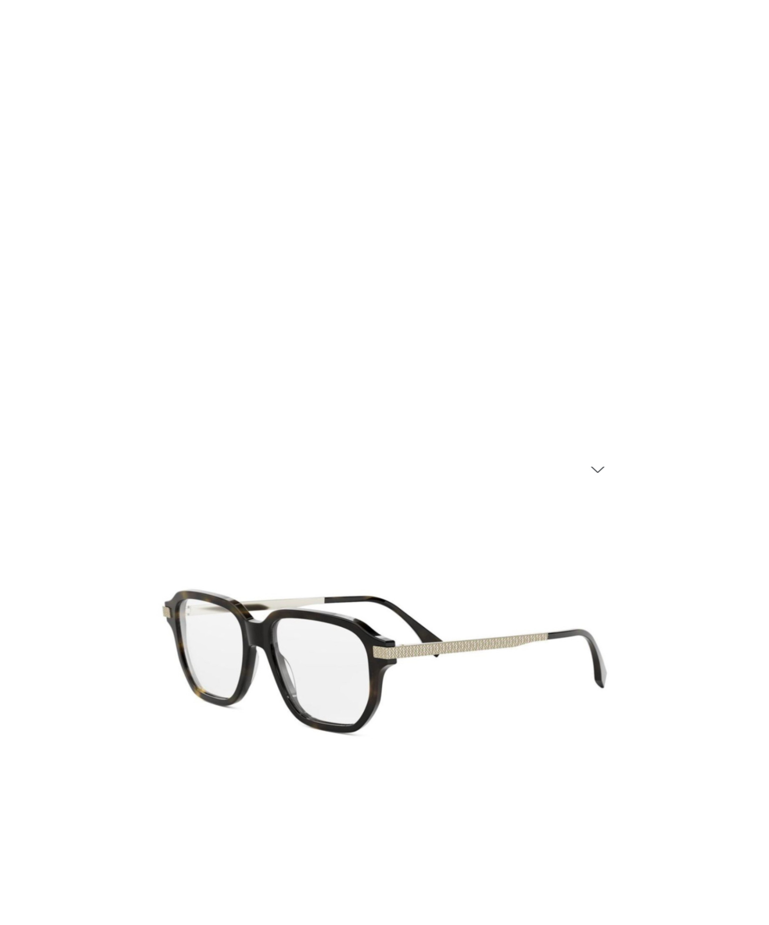 Fendi Geometric Flat Mirror In Black