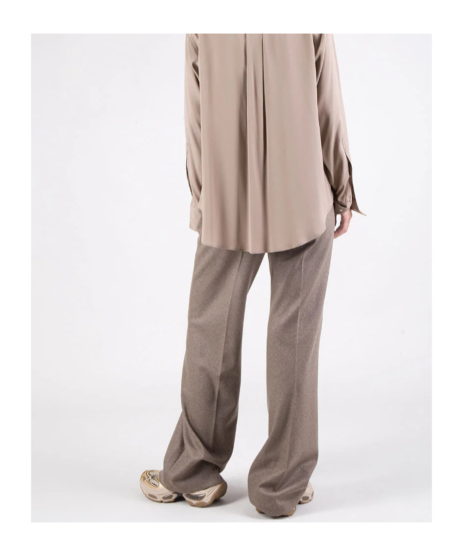 Seventy Button-fastening Trousers In Neutral