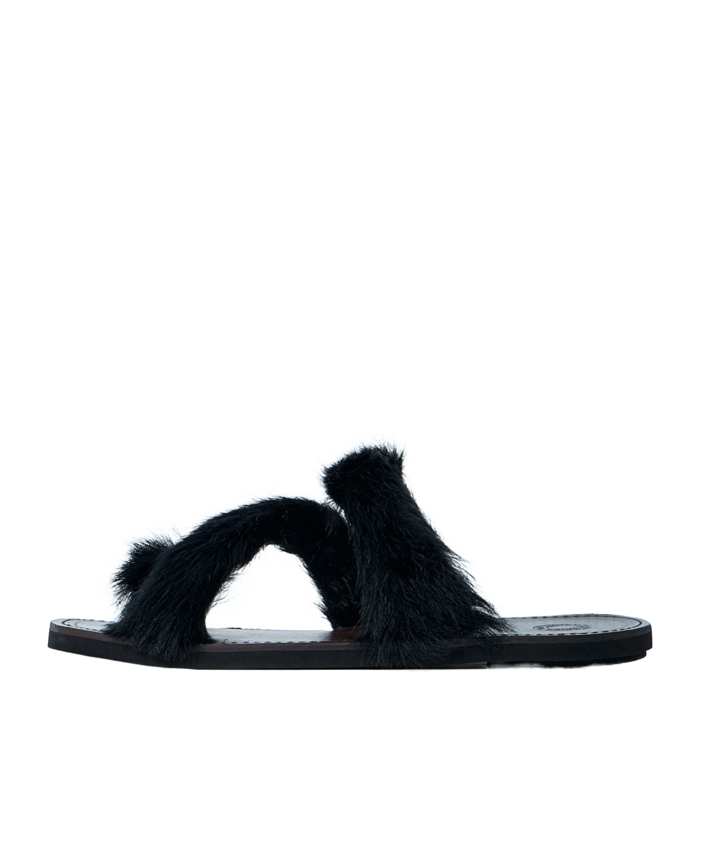 Dries Van Noten Black Open Toe Sandals
