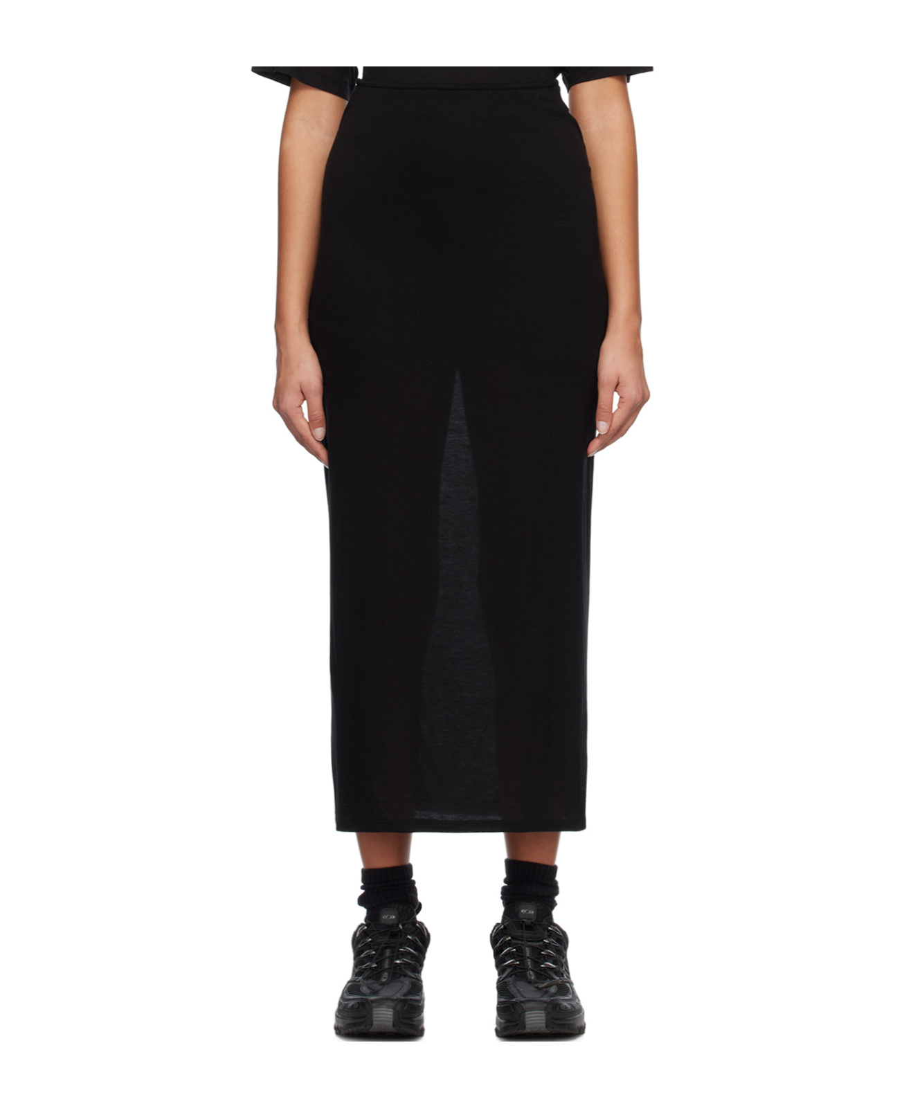 Post Archive Faction (paf) Sewing A Medium-length Midi Skirt In Black