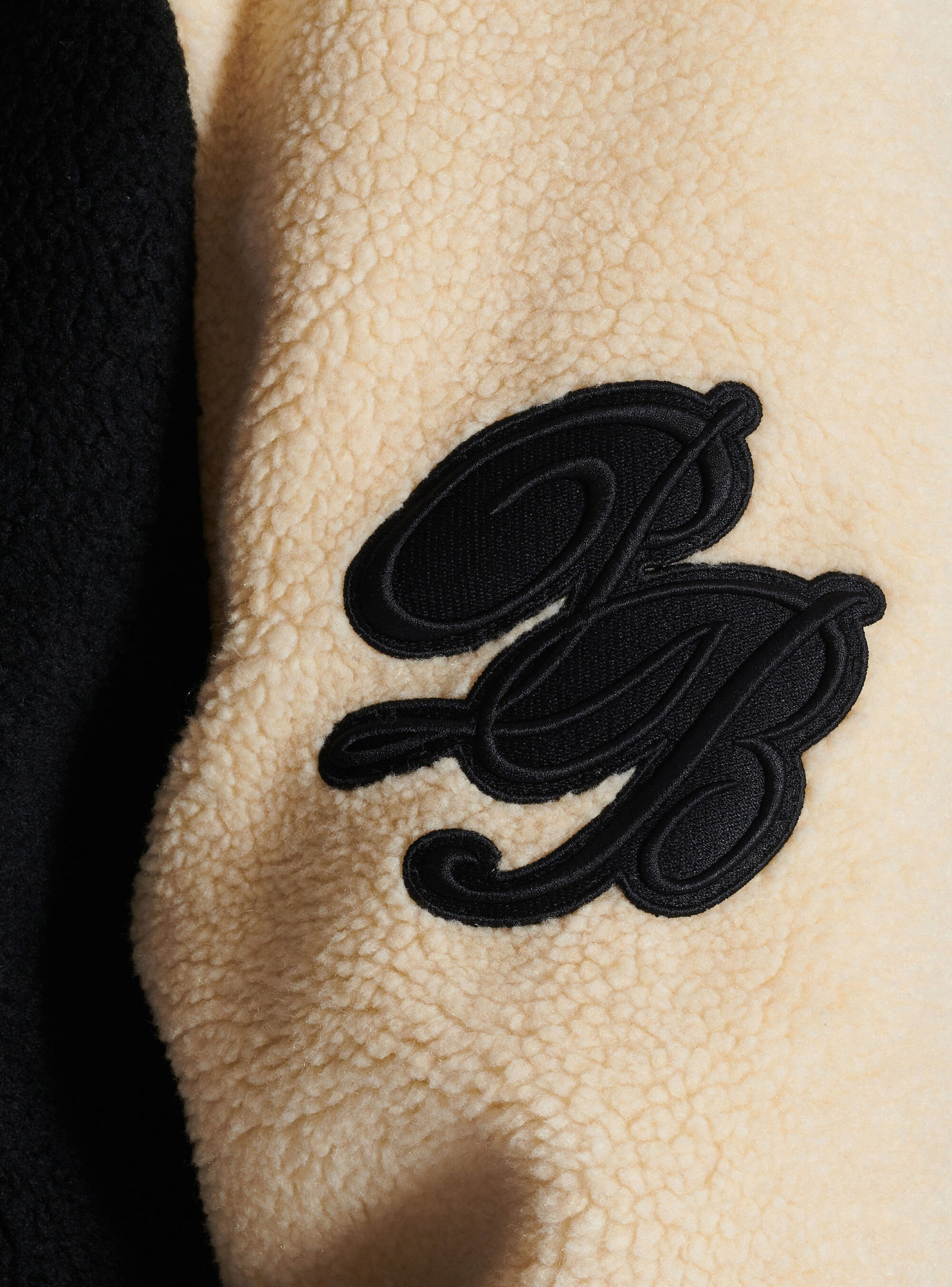 Balmain Faux-shearling Reversible Jacket In Black