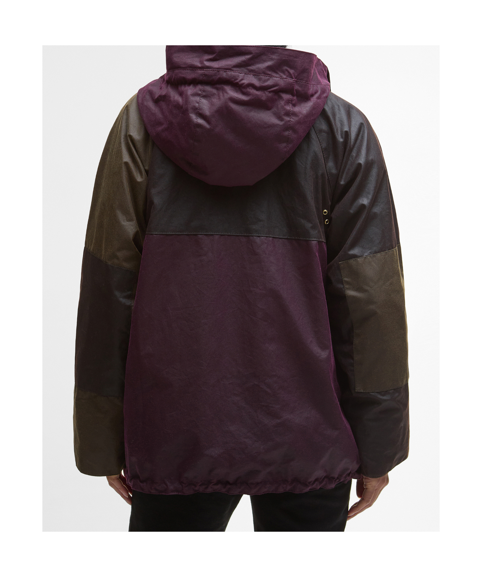 Barbour Long Sleeve Casual Jacket In Burgundy