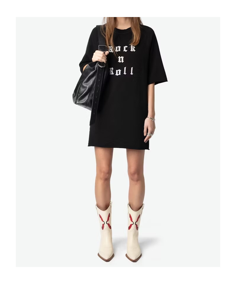 Zadig & Voltaire Edwin Embellished Rock N Roll T-shirt