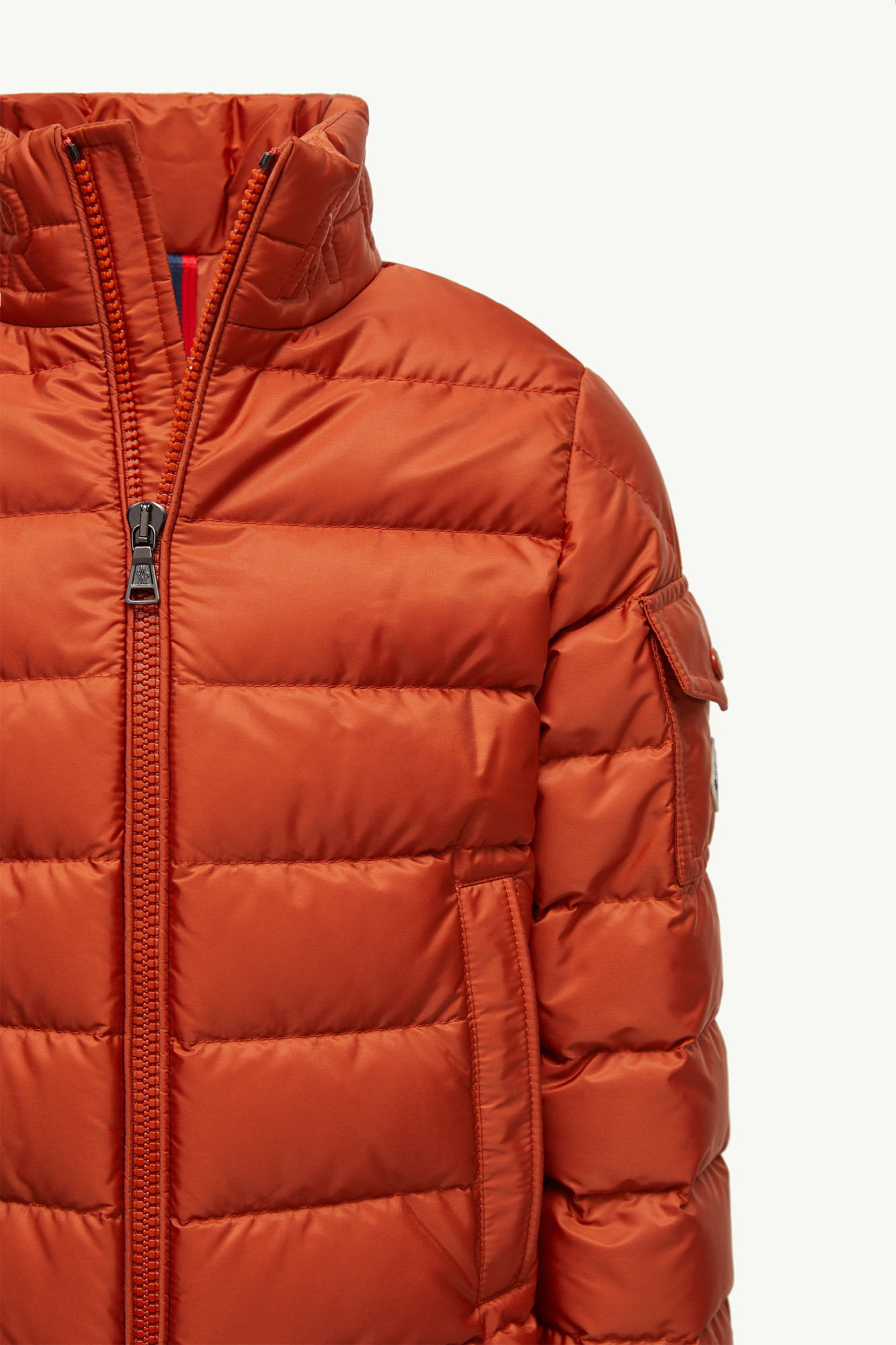 Moncler Areum Down Jacket In Orange