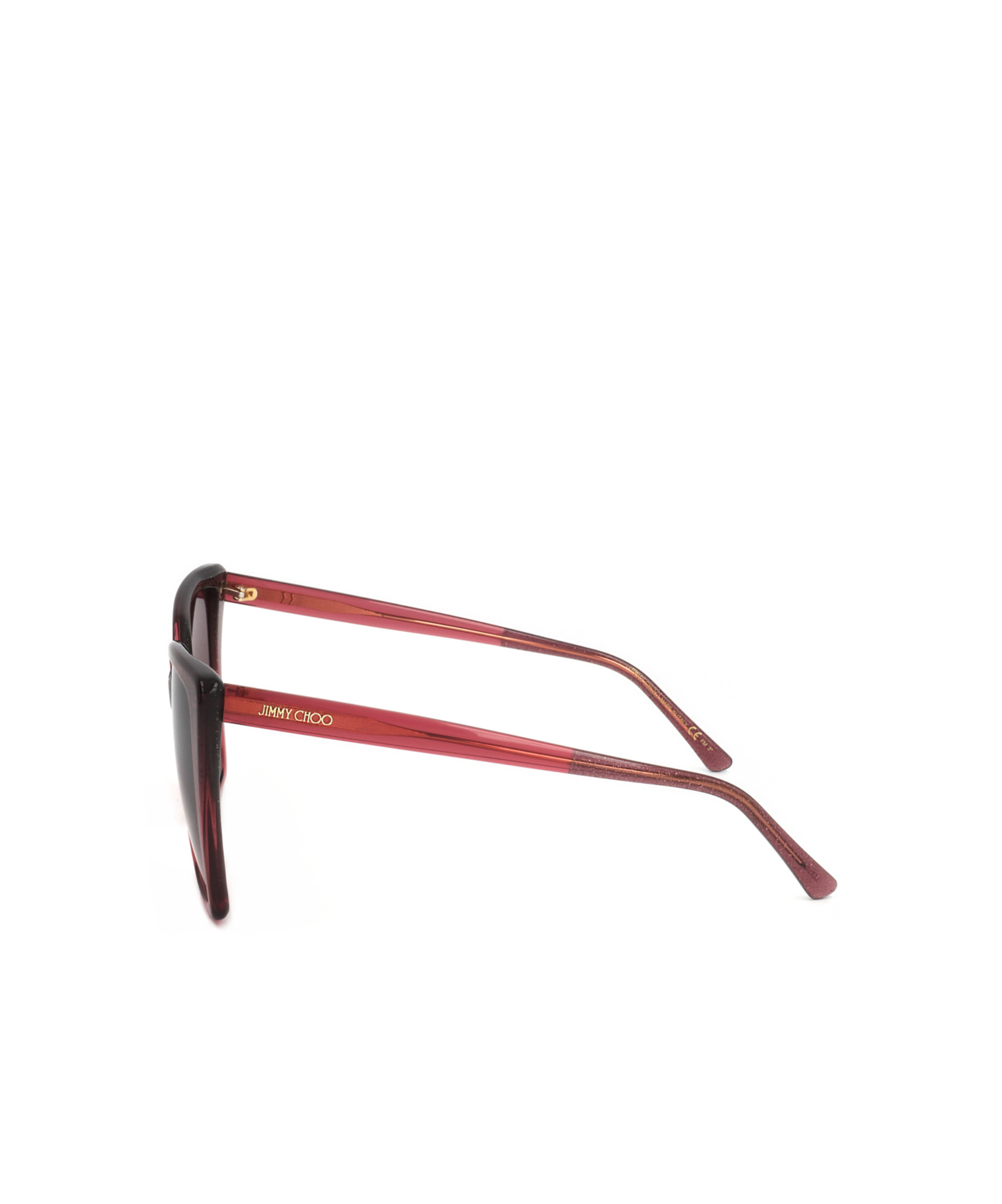 Jimmy Choo Eyewear Lessie Square Frame Sunglasses In Red