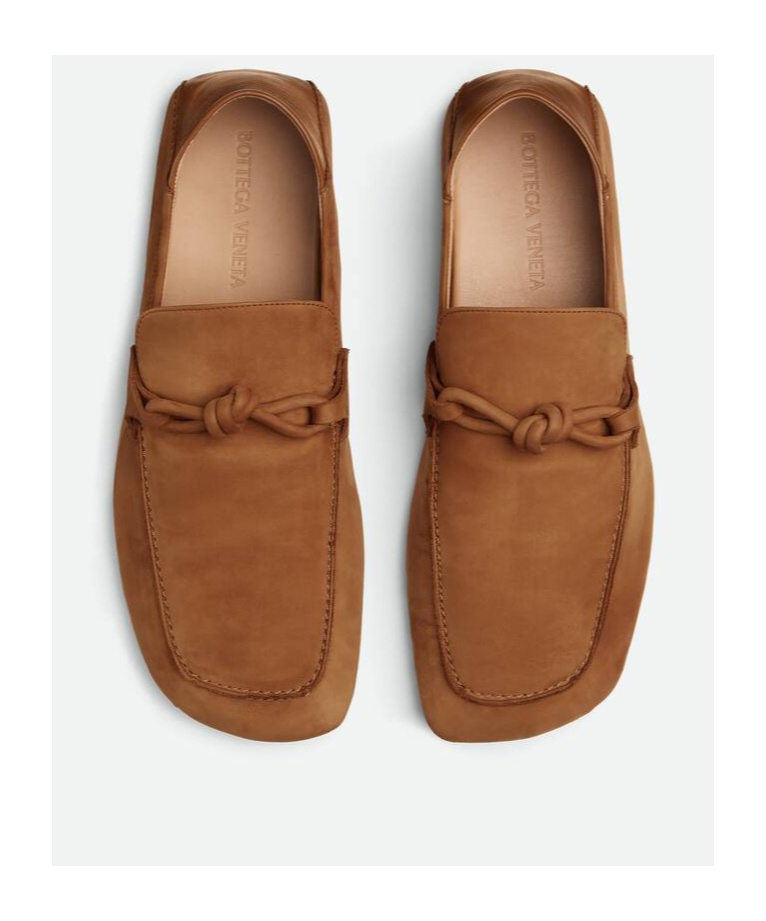 Bottega Veneta Daddy Loafers In Beige