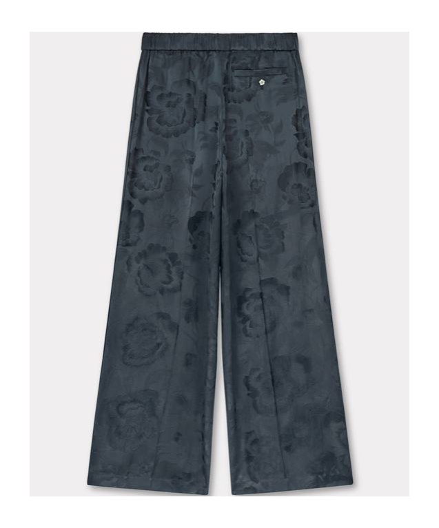 Kenzo Wide-leg Casual Pants In Black