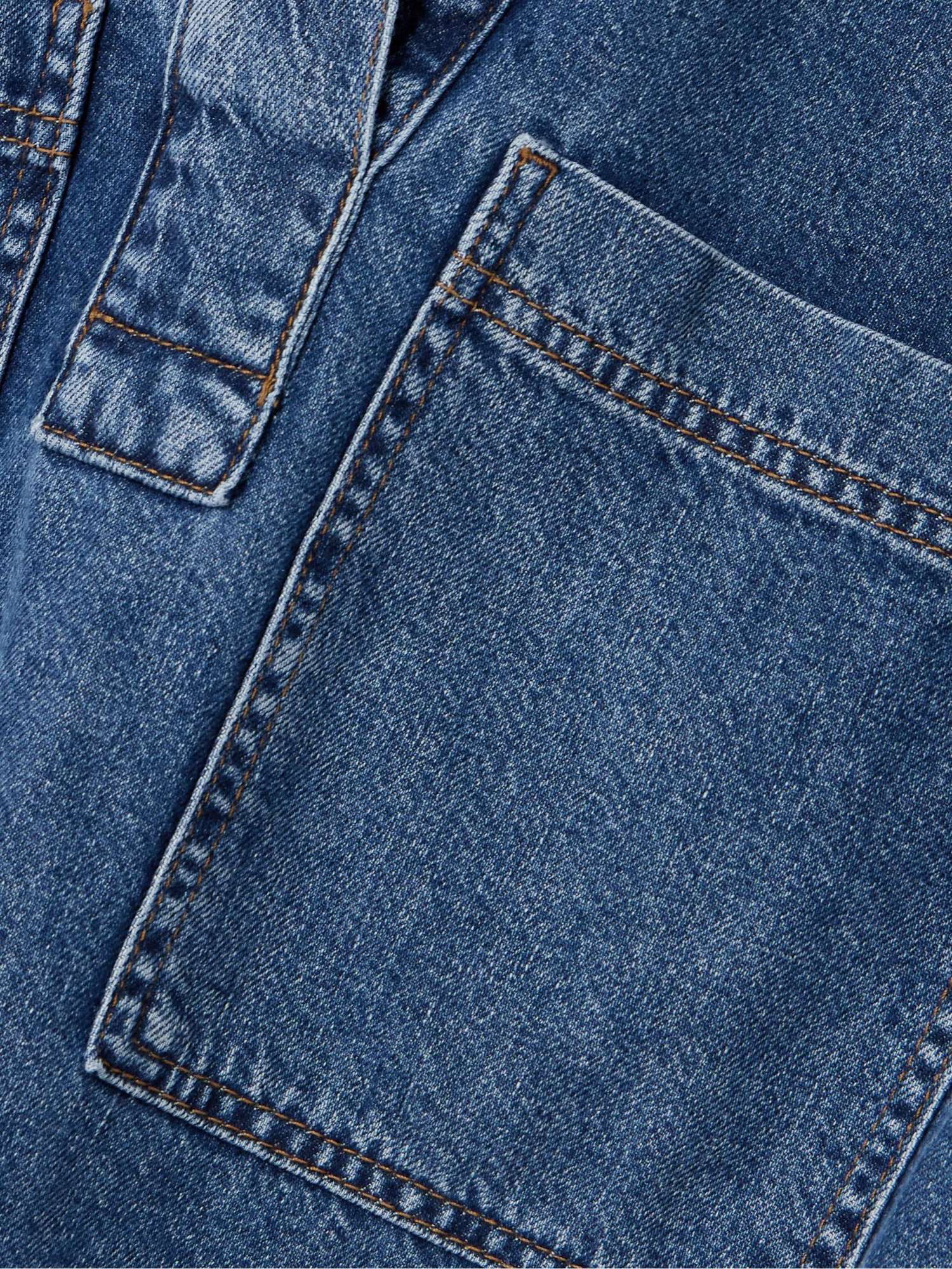 Frame Organic Denim Shirt In Blue