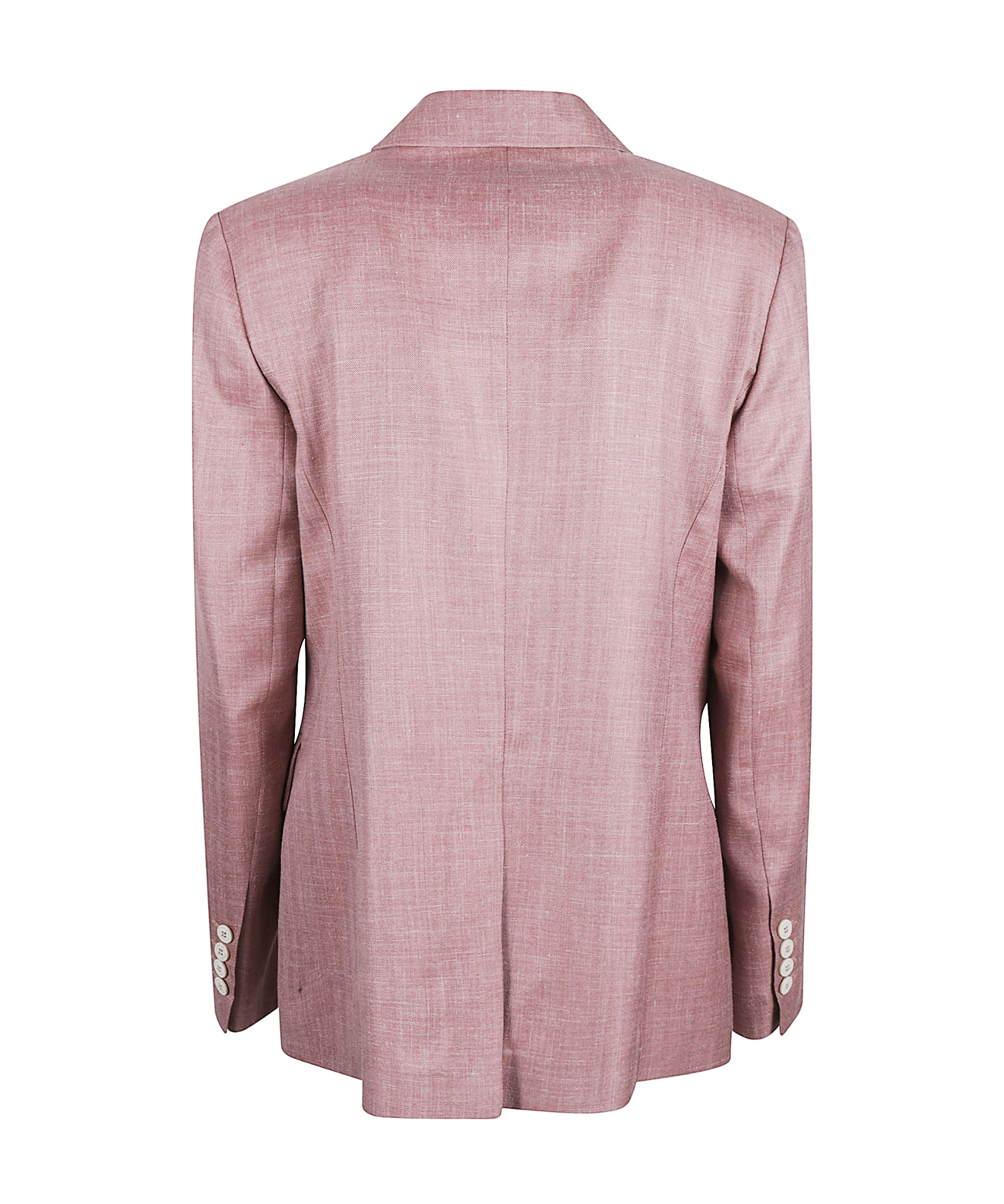 Eleventy Double-breasted Blazer In Light Pink