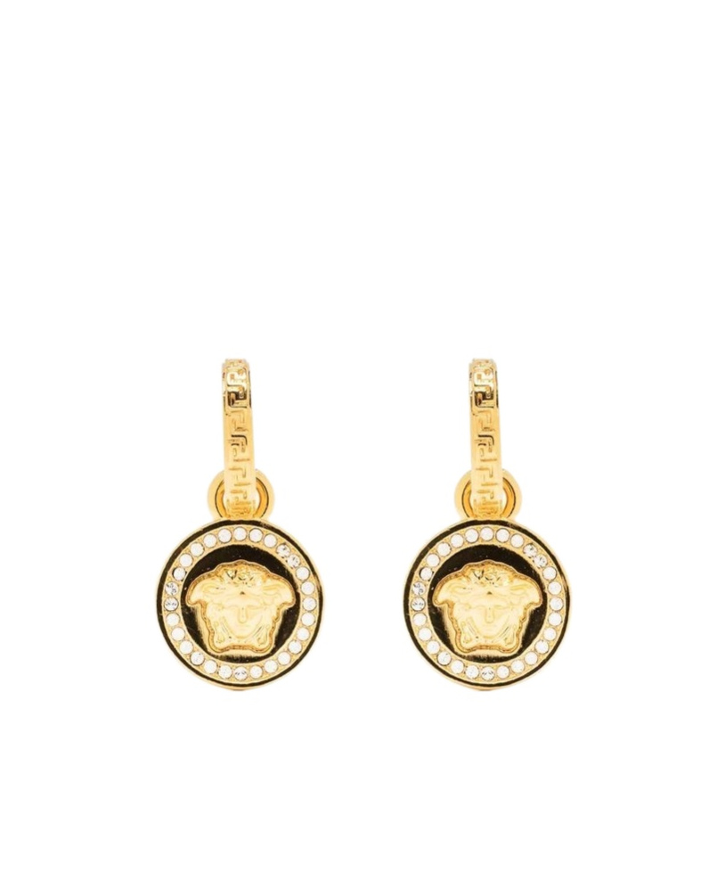 VERSACE LOGO EARRINGS 