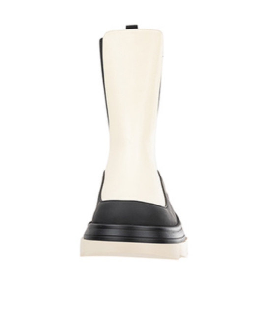 Stuart Weitzman Thick Soled Chelsea Boots In Black