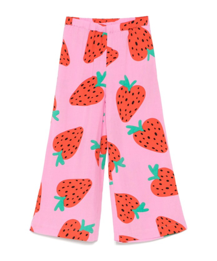 Stella Mccartney Printed Trousers In Pink