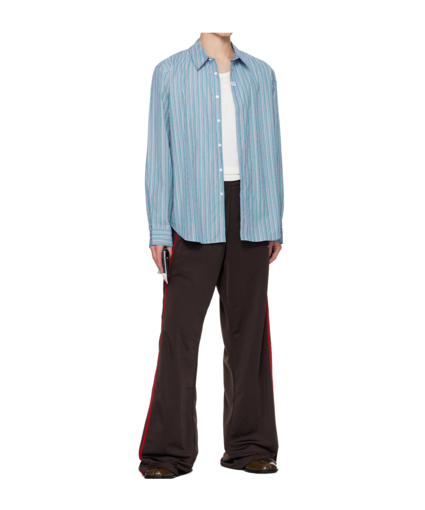 Martine Rose Classic Shirt In Blue